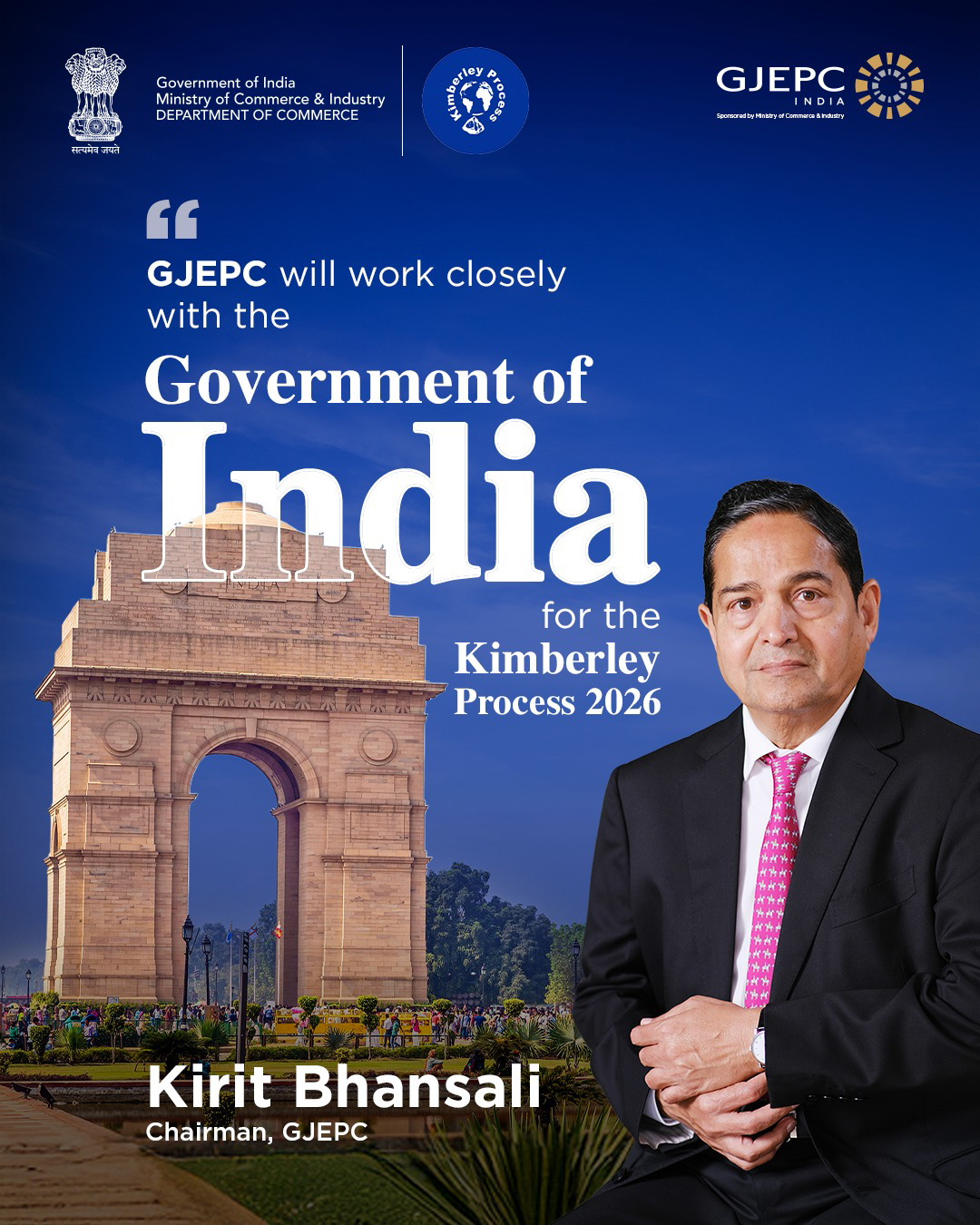 GJEPC Welcomes India’s Role as Kimberley Process Chair for 2026